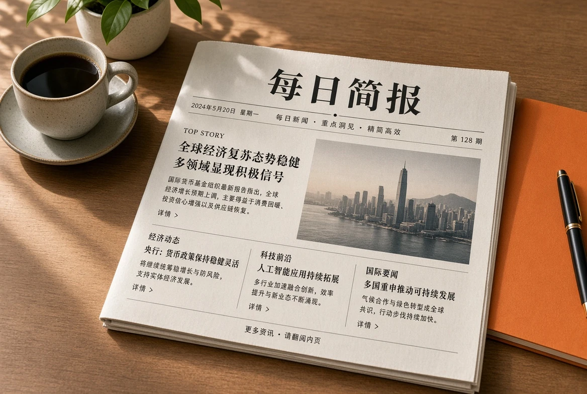 早间简报栏目图